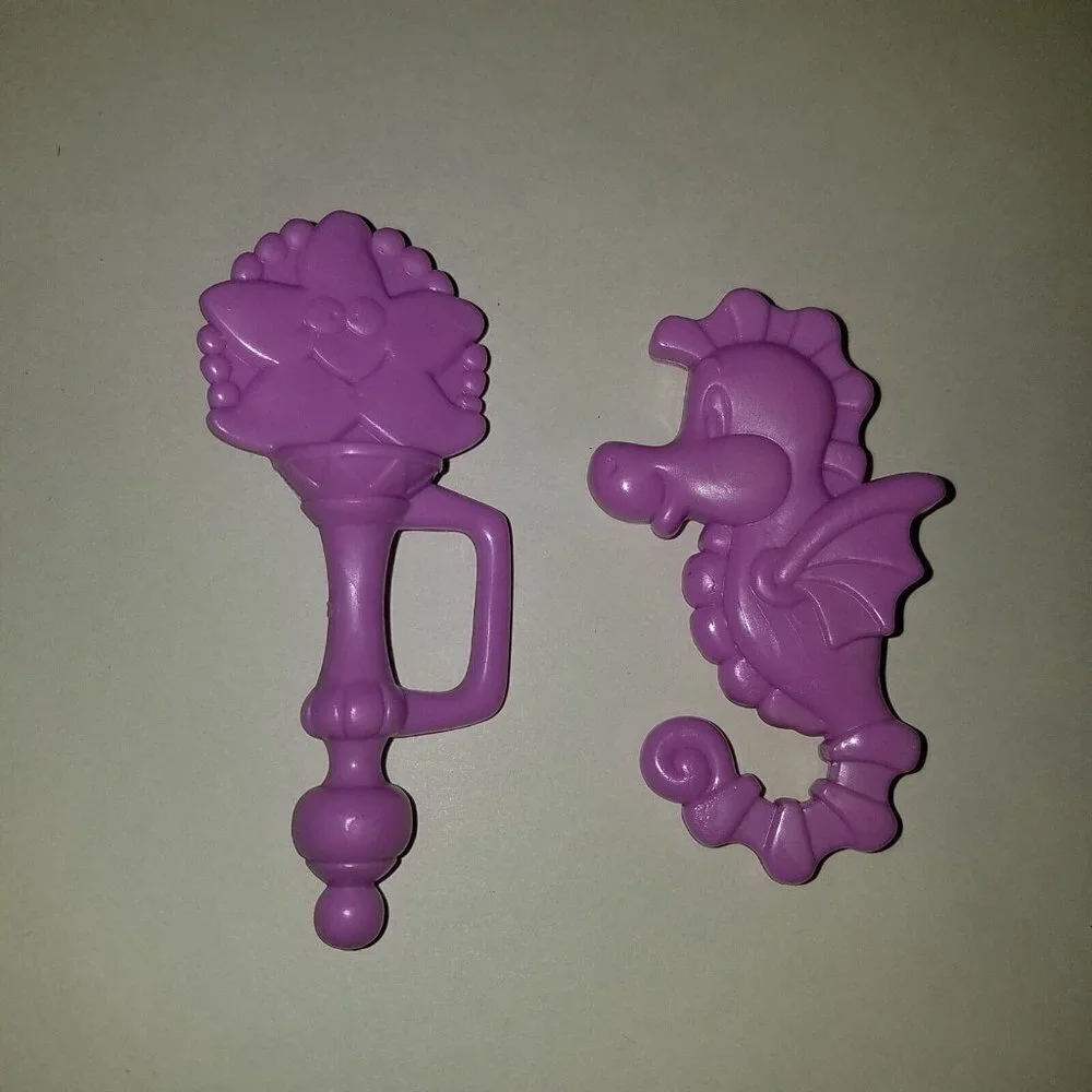 Mr Mrs Potato Head Mermaid Accessories Purple Seahorse Starfish Lot Replacement